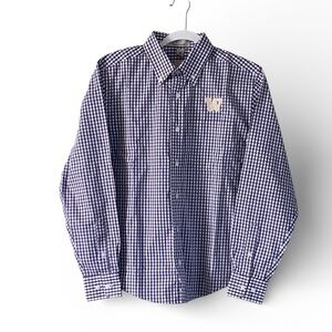 Vantage 1107 color purwh Button-Down Shirt size S/M